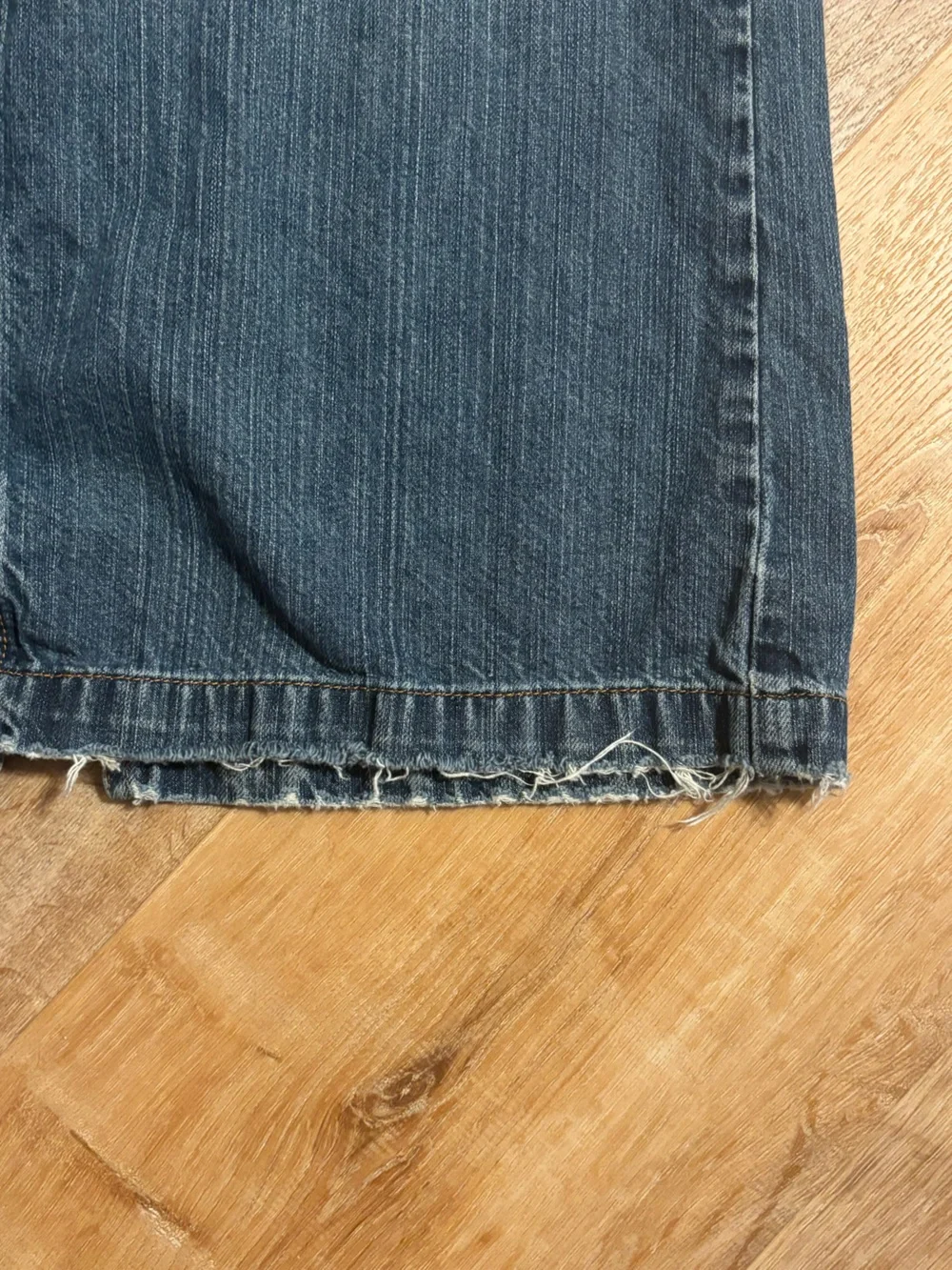 Denim jean maxi skirt Y2K Hint Jeans size 11 women’s 100% cotton 36”